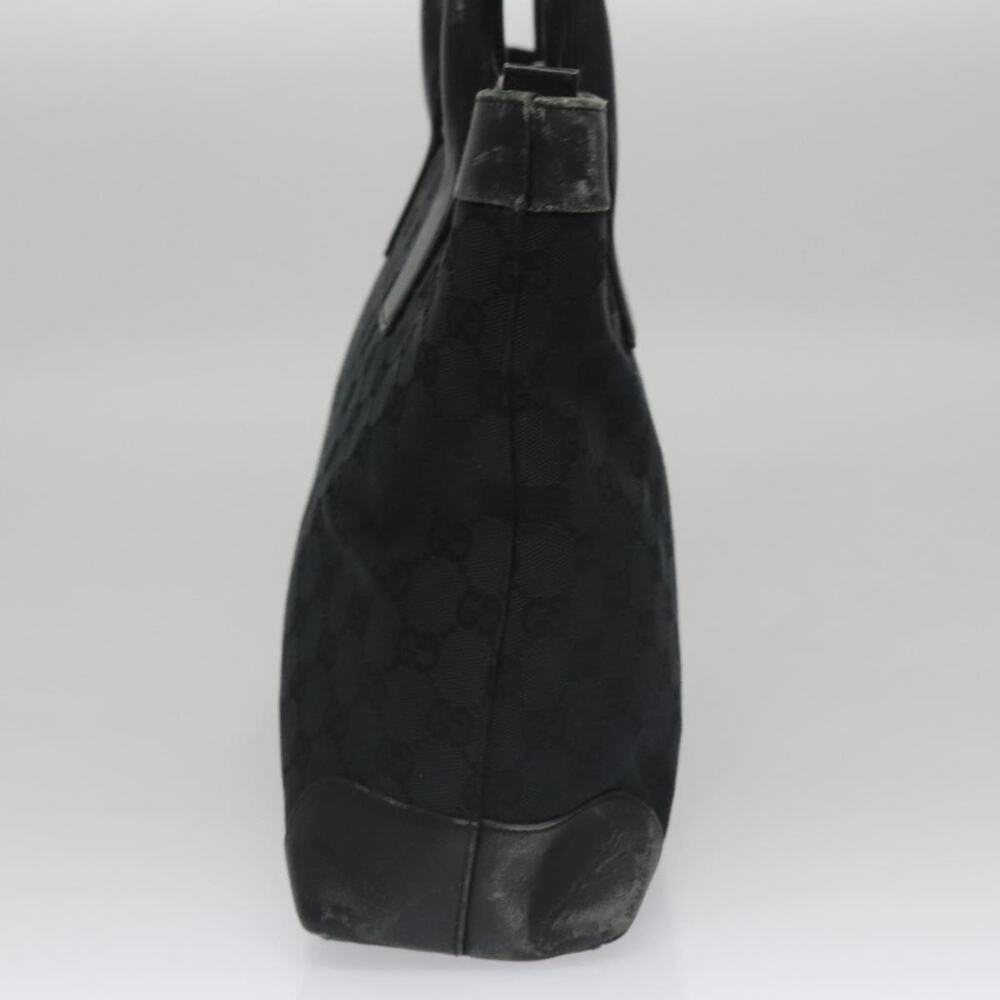 GUCCI GG Canvas Hand Bag Black - Picture 5 of 16